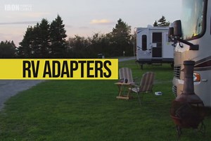 Iron Forge Cable RV Cord, Generator and RV Electrical Adapter Power Cord, 14-50P Male Plug to TT-30R Female, 12 Inch Plug Adapter - 10/3 STW Yellow