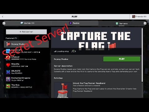Gameplay of Minecraft's secret server! -Mojang CTF