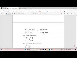 Chapter 11: Solving Equations and Inequalities Quick Revision