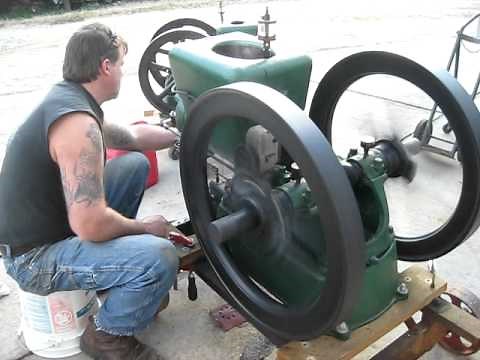 Fairbanks Morse Z 6hp, 1919 throttle governed engine