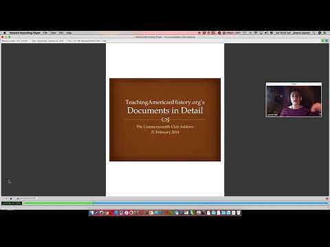 Documents in Detail: FDR's Commonwealth Club Address