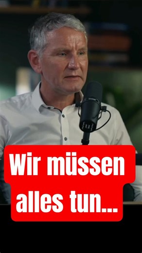 Björn Höcke: Primacy of peacekeeping