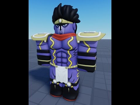 [ABD] Star Platinum remake | Modeling, Texturing, & Rigging Timelapse