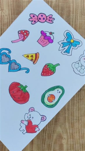 How to make stickers 😍😯 #shorts #diy #craft #stickers #viral #trending