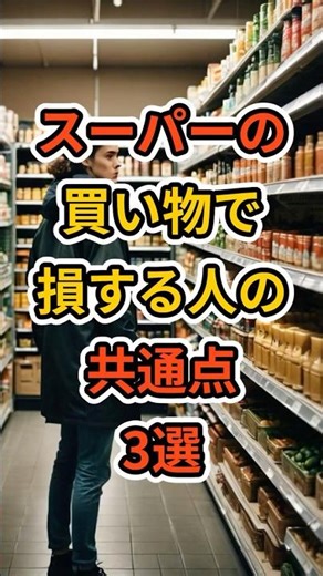 【店の思う壺】スーパーの「お買い得」シールに騙されるな！買い物で損する人の共通点3選 #お金の雑学 #お金 #スーパー