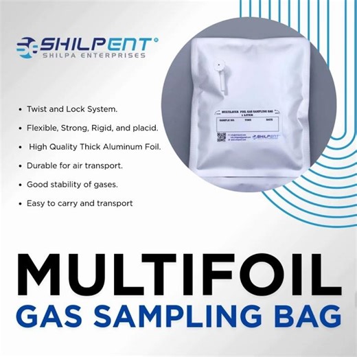 Multi Foil Gas Sampling Bag
