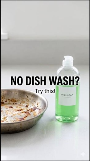 Clean Dishes Without Dish Soap 😱 Natural TrickKitchen Hack That Removes Oil Instantly! #shorts