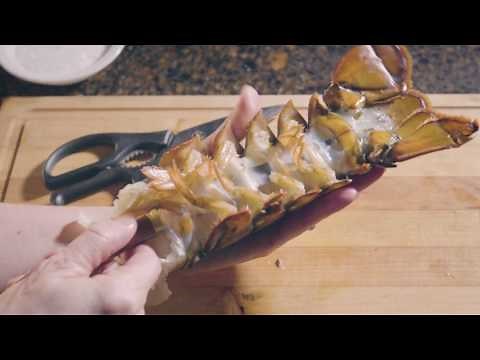 How to De-shell a Lobster Tail