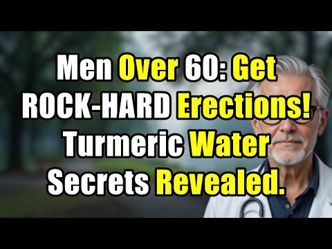 Men Over 60: 10 Turmeric Water Secrets for Rock-Hard Erections!