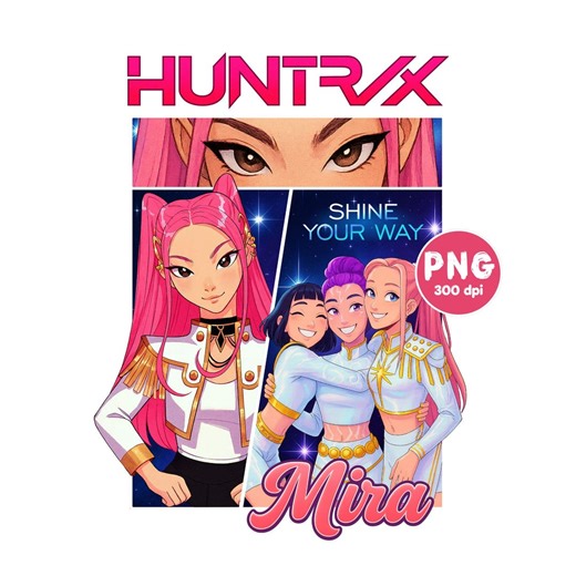 K-pop Anime Girl Poster: Huntrix Mira Printable Art (digital Download) - Etsy