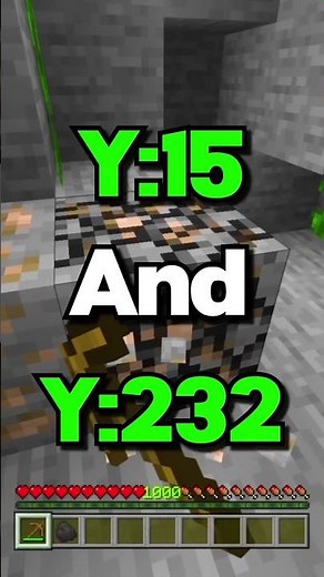 Every Ore Y-Level in Minecraft 1.21! ⛏️ #games #memes #escape #gaming #minecraft #gameplay