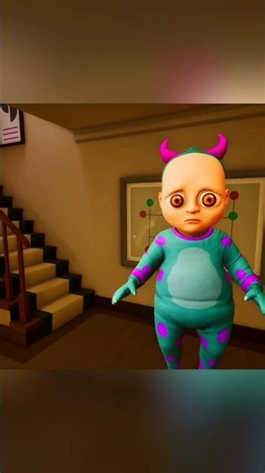 Baby in Yellow- Me vs Demon Baby Can I Escape Alive? 😨 #babyinyellow