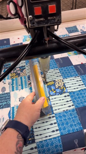 I needed what I call a “quick win” today. That is something I can accomplish without overthinking it and I feel better when it is finished. This little fishing quilt has been in my finished quilt top section for a few years just waiting to be quilted and I am so glad to see it all completed. I love these fabrics from @mx.domestic and I have the perfect book to go with this quilt. #thequilteacorner #longarmquilting #quiltingismytherapy #handmadequilt #quiltsforsale | The QuilTea Corner