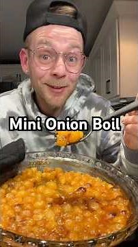 Try this Mini Onion Boil recipe 🧅 #minionionboil #onionboil #onion #boil #easyrecipe