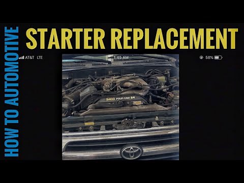 How to Replace the Starter on a 2000 Toyota 4Runner