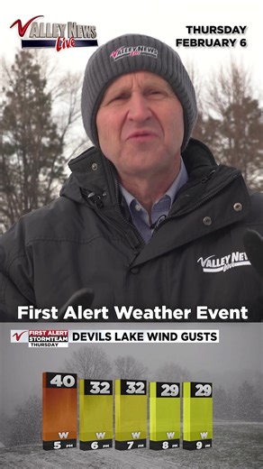 FIRST ALERT WEATHER: DAY 2 Strong wind gusts take over the Valley. Chief Meteorologist, Russ Thomas has all the details on when it will calm down, and what you can expect for your weekend forecast. Continue to use the VNL Weather app for all the latest updates. | Valley News Live