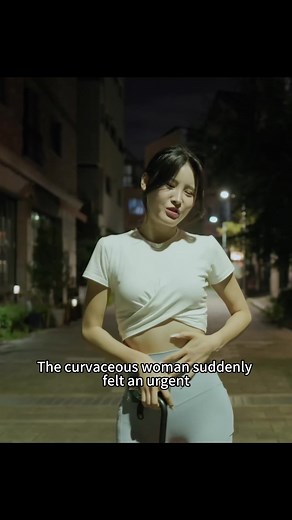 Woman's Unexpected Bathroom Incident on Sidewalk