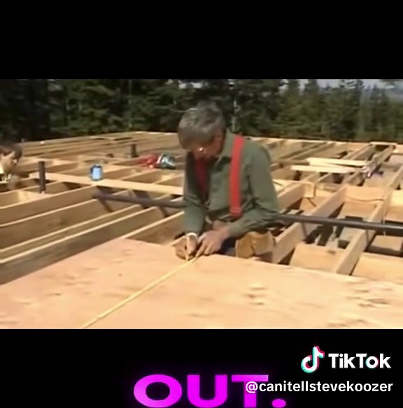 Larry Haun Framing Techniques: Master Carpenter Swinging a Hammer
