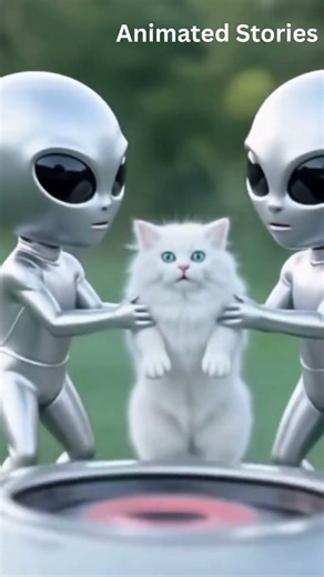 Alien Kidnap the cat | Animal kidnap | Animated Stories |
