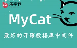 乐字节最新MyCat学习目标-MyCat性能最好的开源数据库中间件（java基础进阶-彻底开源技术）