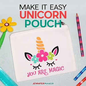 Magic Unicorn Head SVG - Flowers & Hearts - Free!