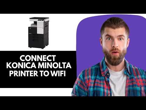 How To Connect Konica Minolta Printer To WiFi