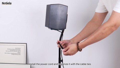 Speaker Stand for Sony Speaker Stand with Wall Mount Rear Speaker Stand for Sony Rear Speaker SA-RS3S, SA-Z9R, SA-RS5 SA-R55 - Height Adjustable Extend 33" to 42" for Sony Surround Speaker Stand Floor