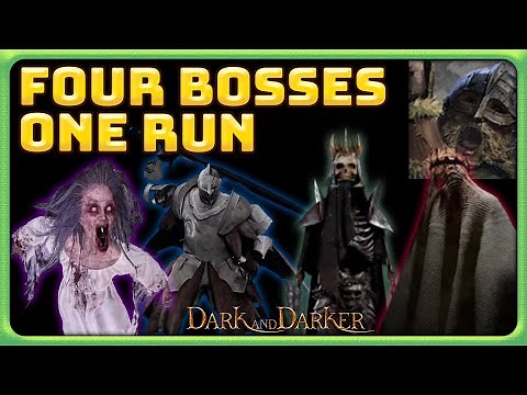 Lv.8 Barb Solos Four Bosses in One Dungeon Run | Dark and Darker