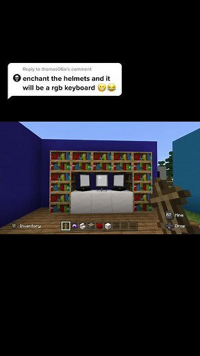 How to Make an RGB Keyboard in Minecraft