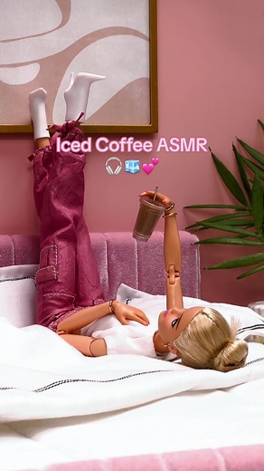 Barbie Iced Coffee ASMR Video