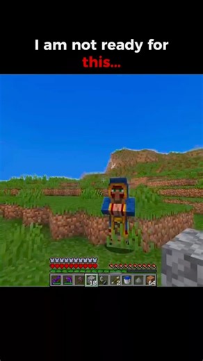 I dug straight up and found THIS?! 😱 #minecraft