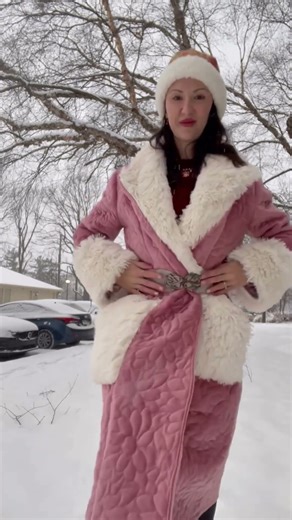 Coat I made using sewing pattern, Butterick B6730