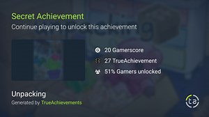 Green thumb achievement in Unpacking