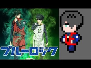 糸師 凛【ブルーロック】ドット絵風キャラをアイロンビーズで作ってみた