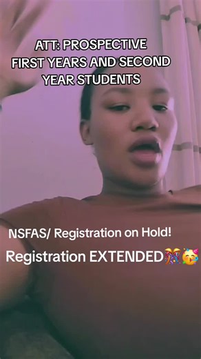 Registration Update for NWU First and Second Year Students