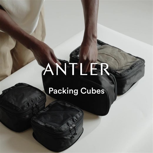 Elevate your packing with the ultimate travel hack. Our packing cubes are extra strong and are designed to fit perfectly inside Antler suitcases. | Antler