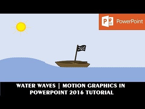 How To Make Realistic Water Waves Animation in PowerPoint Tutorial