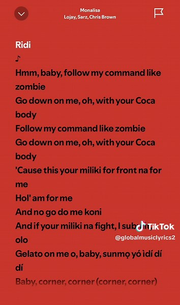 Chris Brown - Monalisa ft. Lojay (Lyrics Challenge)