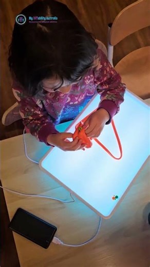 Messy Play Light Box and Therapy Putty