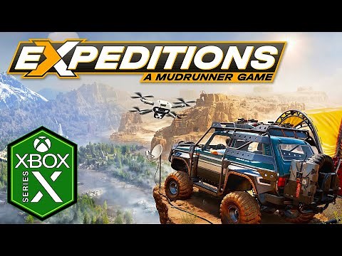 Expeditions A MudRunner Game Xbox Series X Gameplay [Optimized] [Xbox Game Pass]