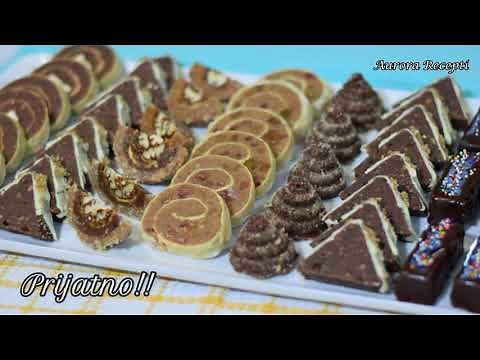 SITNI KOLACI - RAZLICITIH UKUSA I OBLIKA OD JEDNE SMESE -AURORIN IZBOR OMILJENIH KOLACA💯%NAJBOLJI!