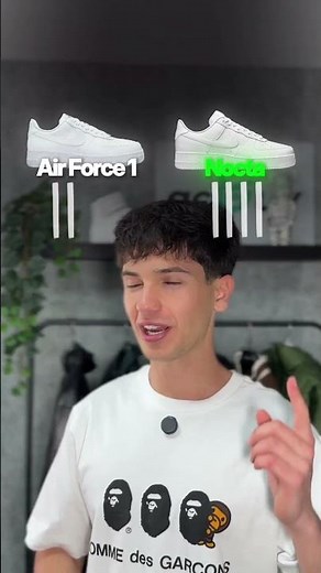 Air Force 1 v.s. AF1 x Nocta