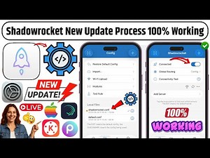 Shadowrocket New Update 100% Working on iPhone/iPad | Shadowrocket New Update How to Use in iOS