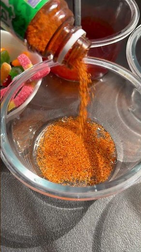 Homemade chili-flavored gummy candy recipe 👀🔥The secret to making them tastier than store-bought ...