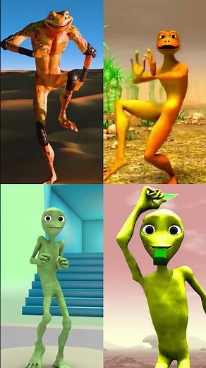 Dame Tu Cosita Alien Dance | All Variation Dame Tu Cosita Music Video Ep.17 #cosita #alienremix