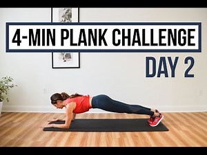 4-Minute Plank Tabata Challenge (Day 2): Forearm Plank Exercises