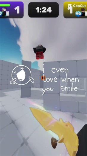 I love the things you do, and I love the way you smile 😃 ❤️☺️ knife edit