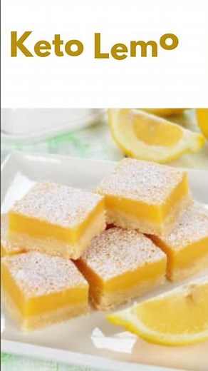 Keto Lemon Bars Recipes| Lemon Bars| Keto Dessert Recipe| Keto Friendly Lemon Bars| #shorts