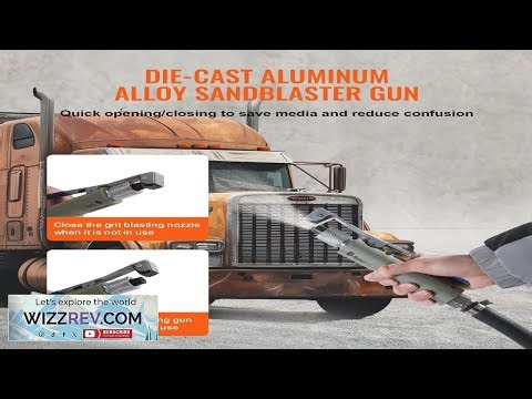 VEVOR 5 Gallon Sand Blaster 60 110 PSI High Pressure Sandblaster Portable Abrasive