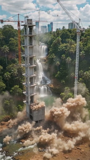 💥 Moment of Explosion: Buildings Demolished by Dynamite